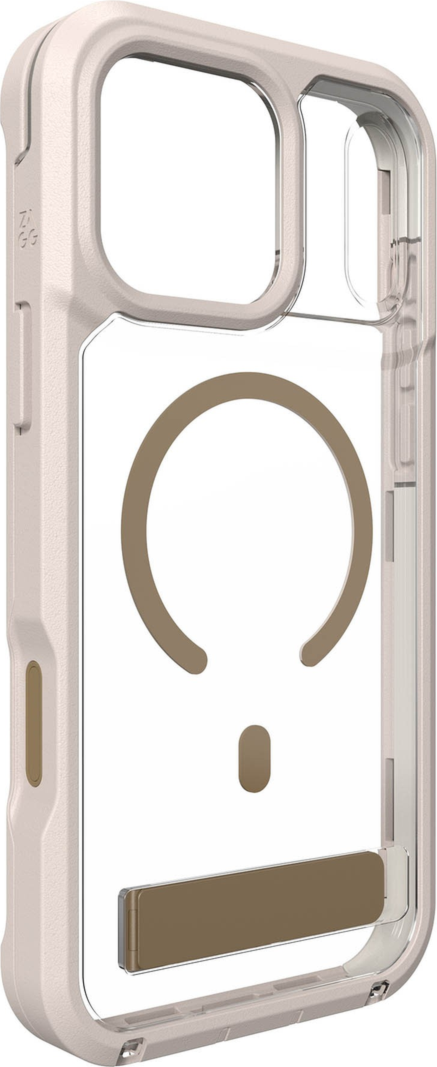 ZAGG - Rainier Snap MagSafe Case with Kickstand for Apple iPhone 18 Pro Max/17 Pro Max - Sandstone