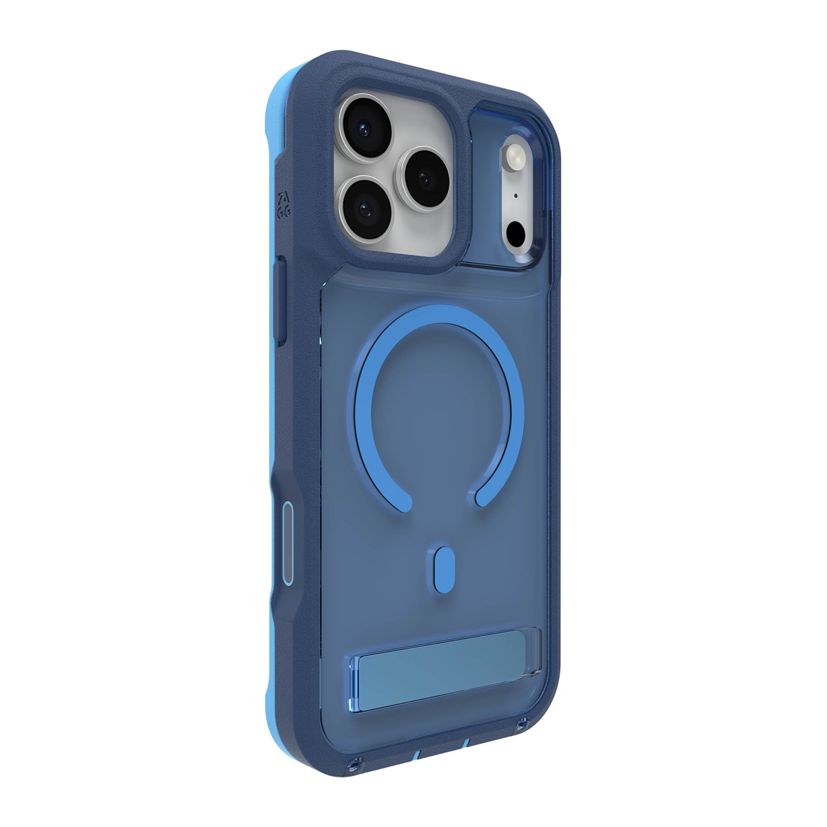 iPhone 17 Pro Max ZAGG Graphene Rainier Snap Kickstand Case - Cobalt Horizon