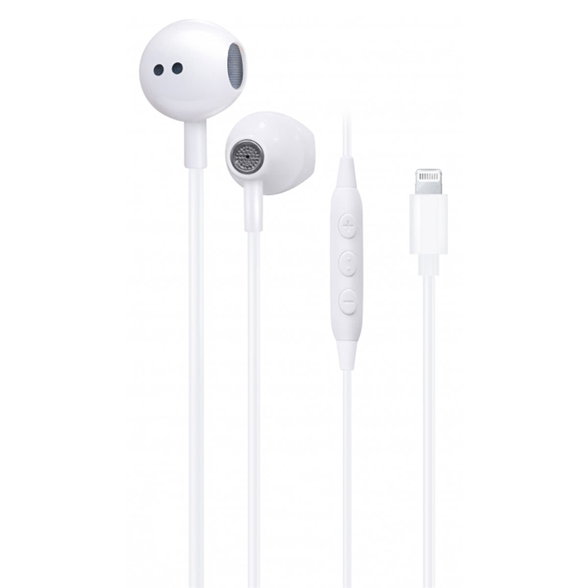 AXS Wired Earphones w/ Lightning Connector - White