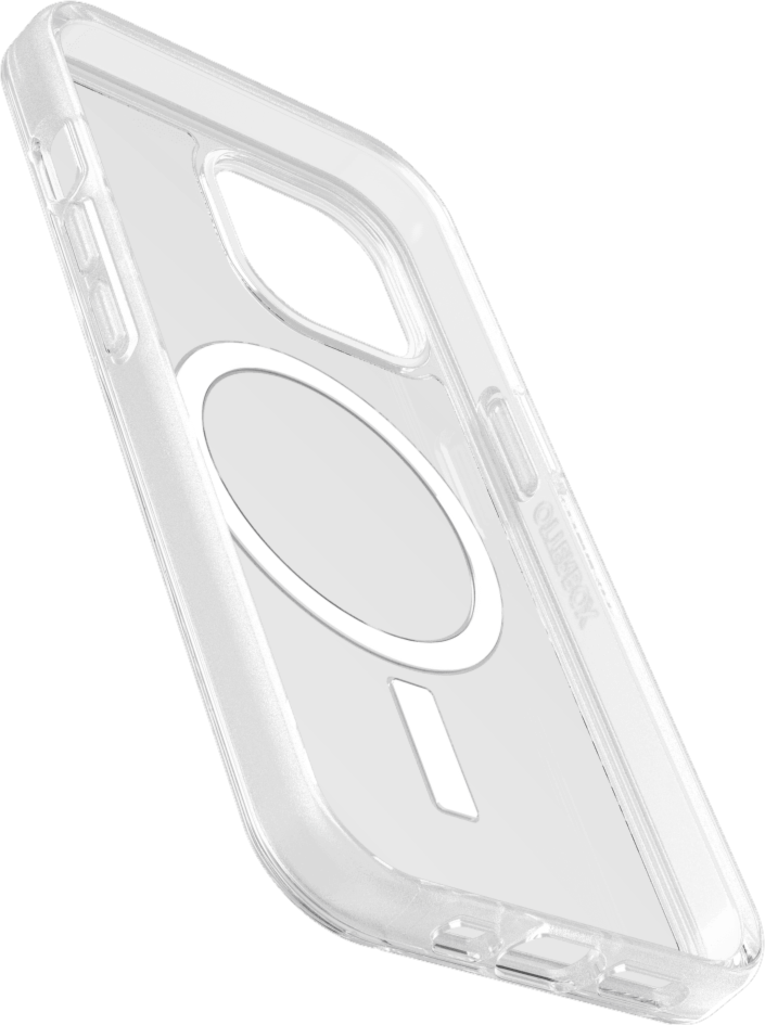 The OtterBox Symmetry Clear Series with MagSafe is a transparent case that makes a bold visual statement in a design that's slim and understated.