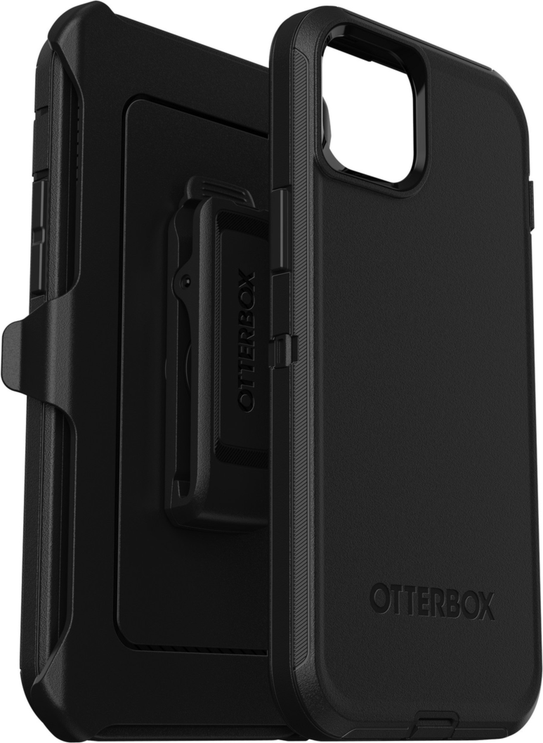 OtterBox 7792541 Étui de Protection Defender Noir pour iPhone 15 Plus/14 Plus