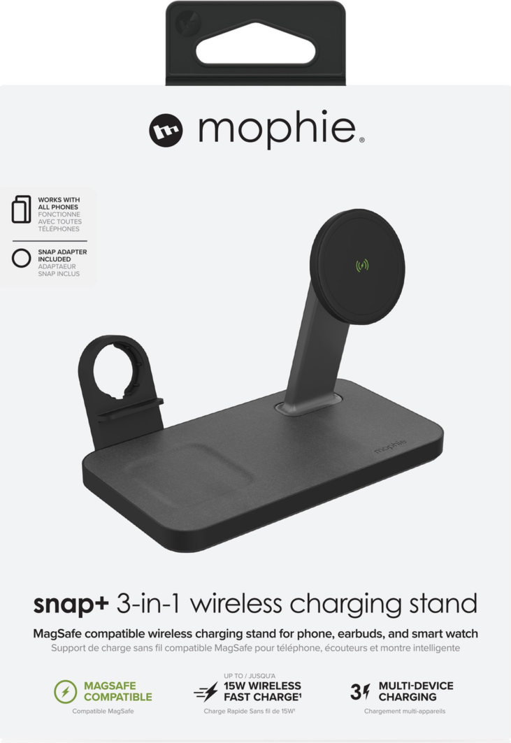 mophie universal snap+ 3-in-1 stand
