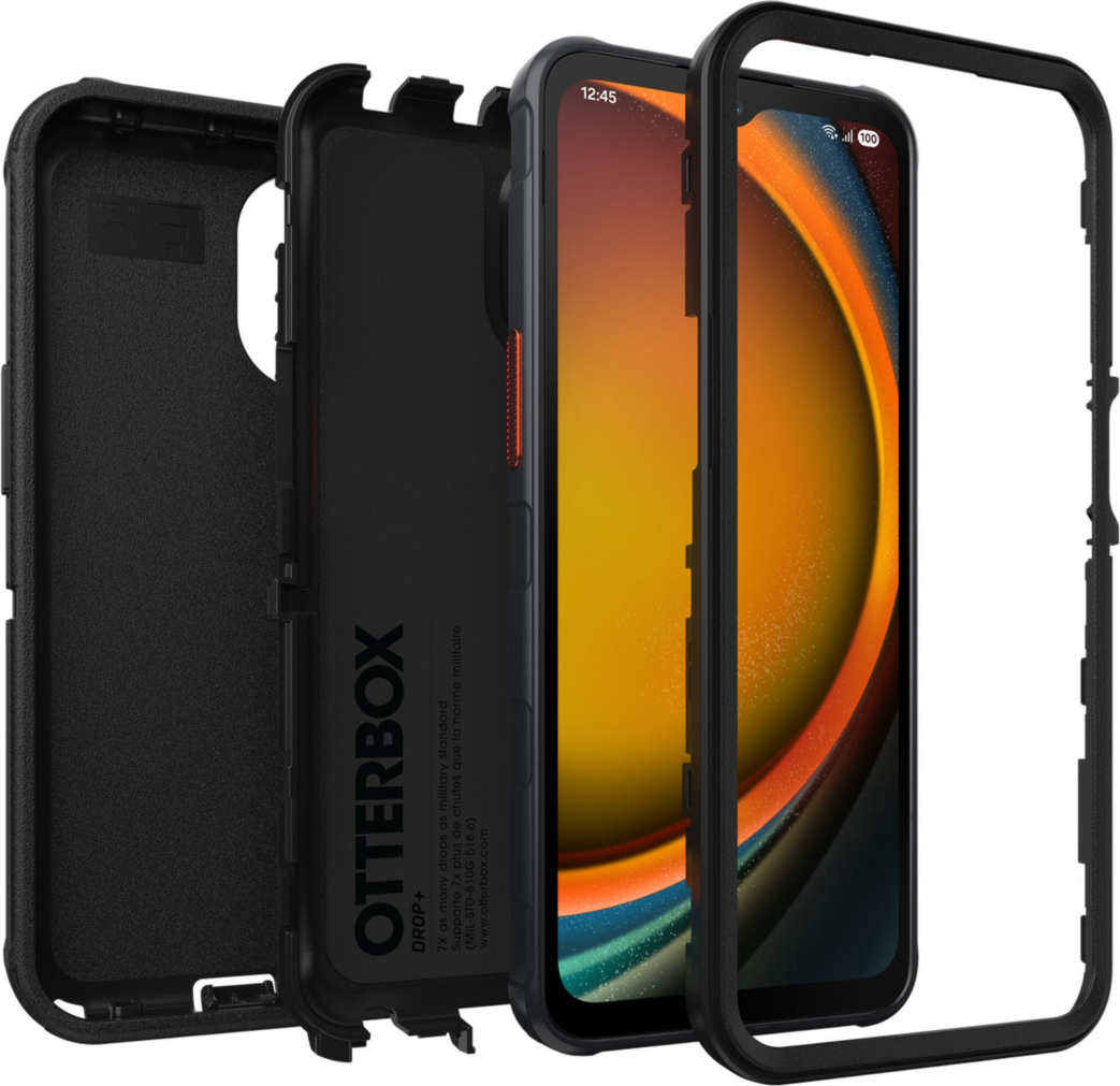 OtterBox - Coque Defender Pro pour Samsung Galaxy XCover7 Pro - Noir