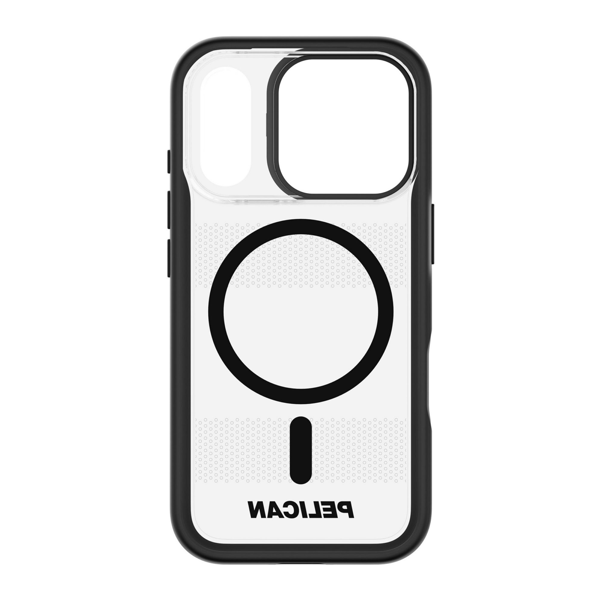 The Pelican Protector MagSafe Case with kickstand delivers military-spec 16-foot drop protection with an impact-resistant design, a shock-absorbing lining, and strong built-in magnets for seamless MagSafe charging.