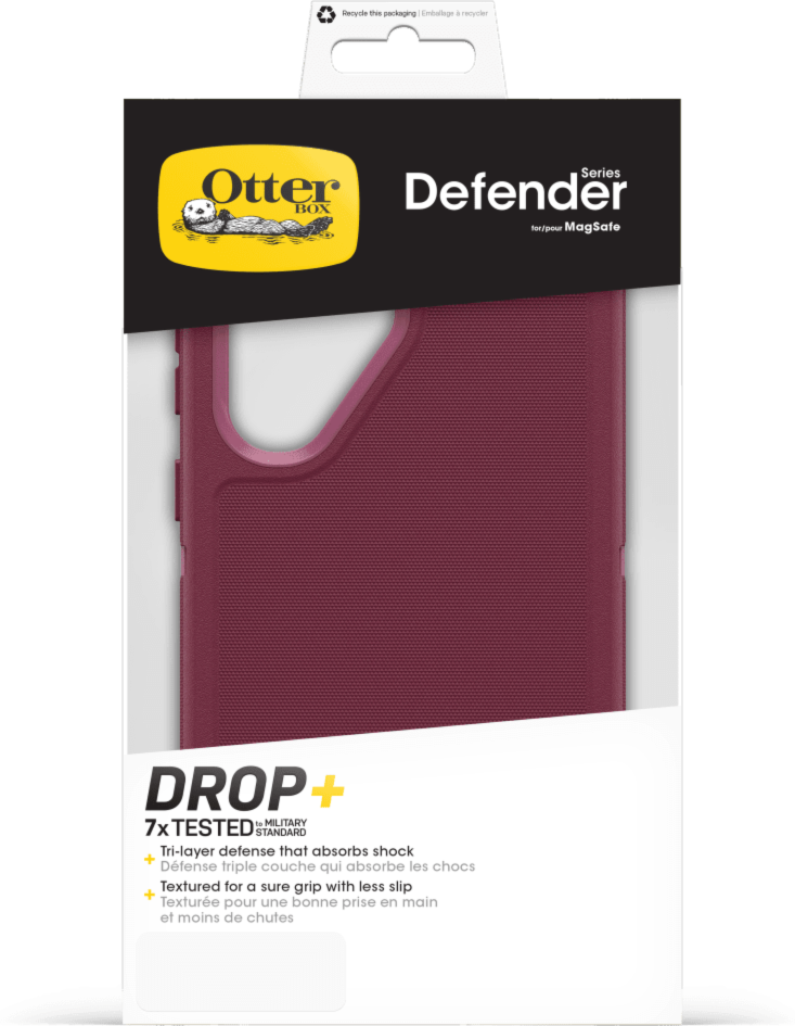 The Defender Series Pro is OtterBox's toughest case, offering rugged, tri-layer protection against harsh drops.