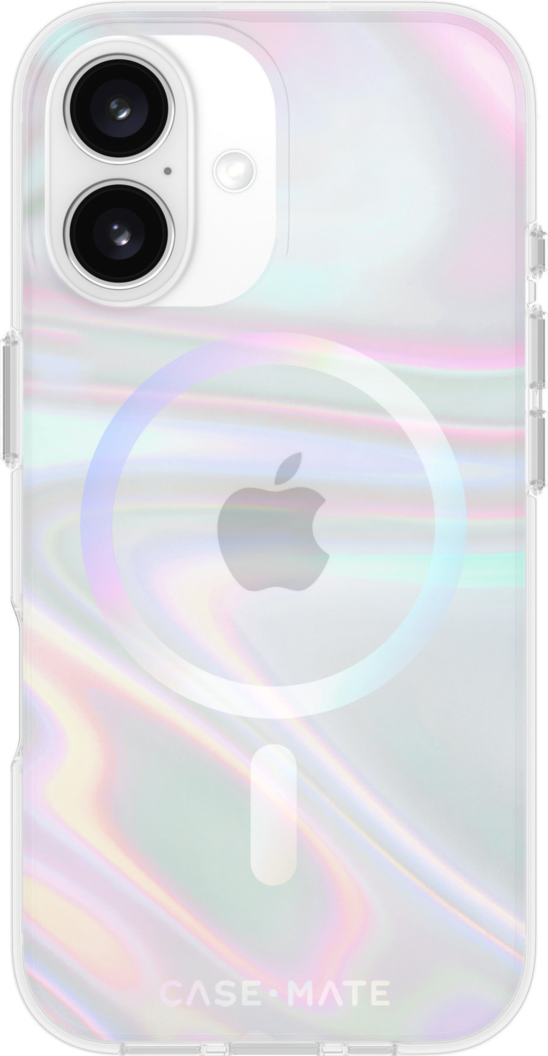 With more than 12 feet of protection, the Case-Mate Soap Bubble MagSafe case is designed to guard the device in a bubble of style that lets any personality shine.