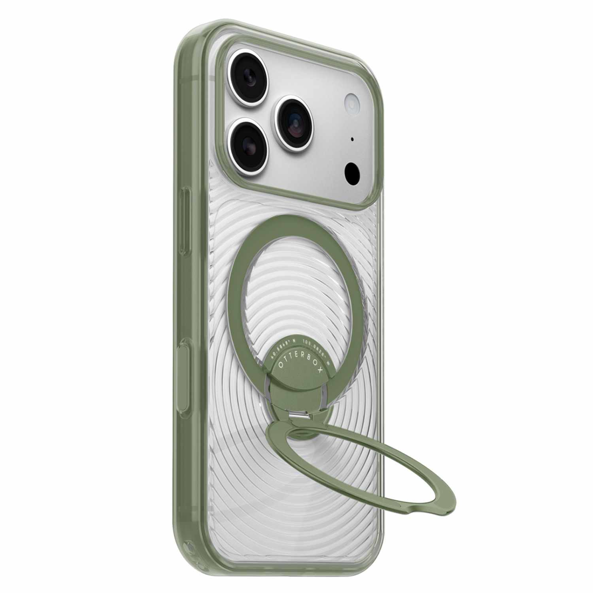 OtterBox - Symmetry Stand MagSafe Case Calyx Green for iPhone 18 Pro/17 Pro