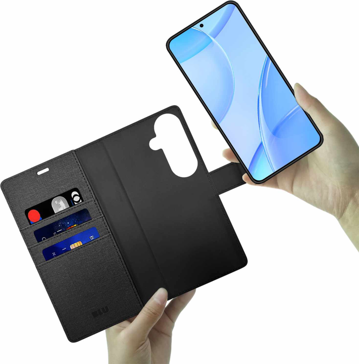 Blu Element - Folio 2-in-1 Case Black for Samsung Galaxy A57 5G