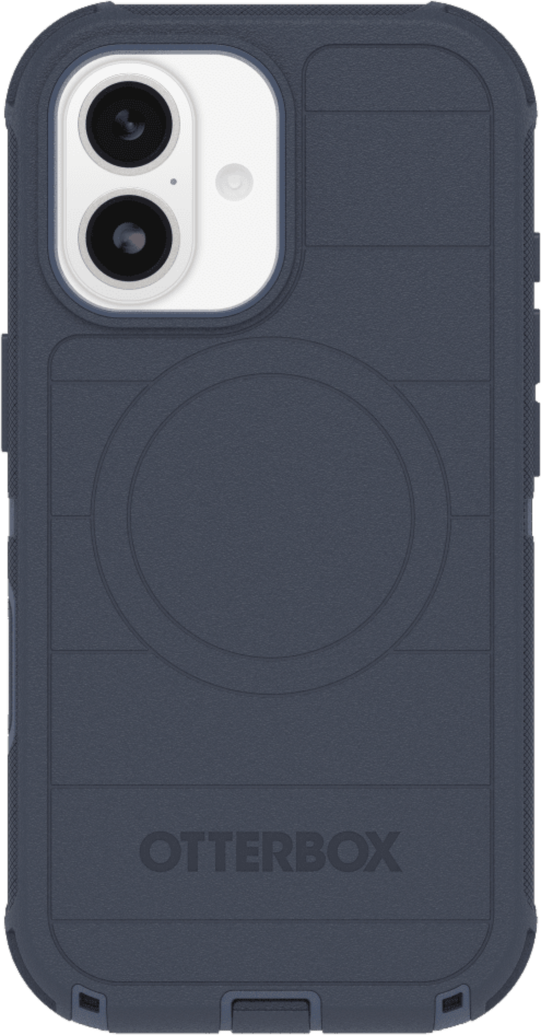 The OtterBox Defender Series Pro with MagSafe is the toughest case providing rugged protection against harsh drops. Equipped with MagSafe magnets and non-slip texturing.
