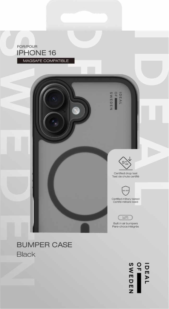 Ideal of Sweden - Bumper MagSafe Case Black for iPhone 16
