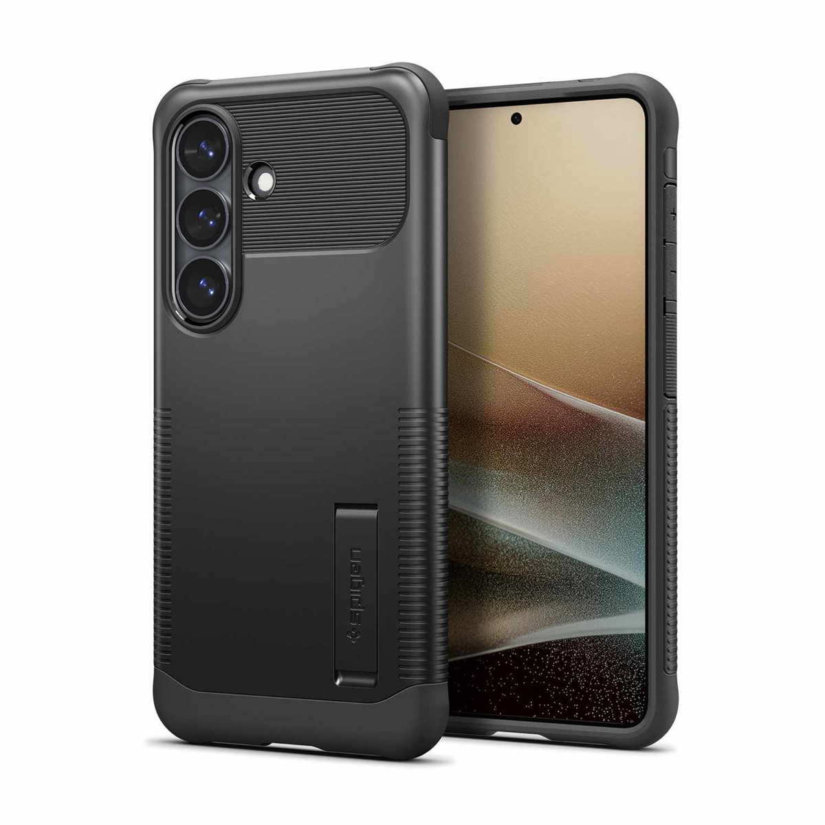 Spigen - Coque Slim Armor avec aimants, noire, pour Samsung Galaxy S26