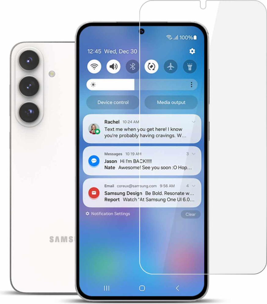 22 Cases - Tempered Glass Screen Protector for Samsung Galaxy S26 - Clear