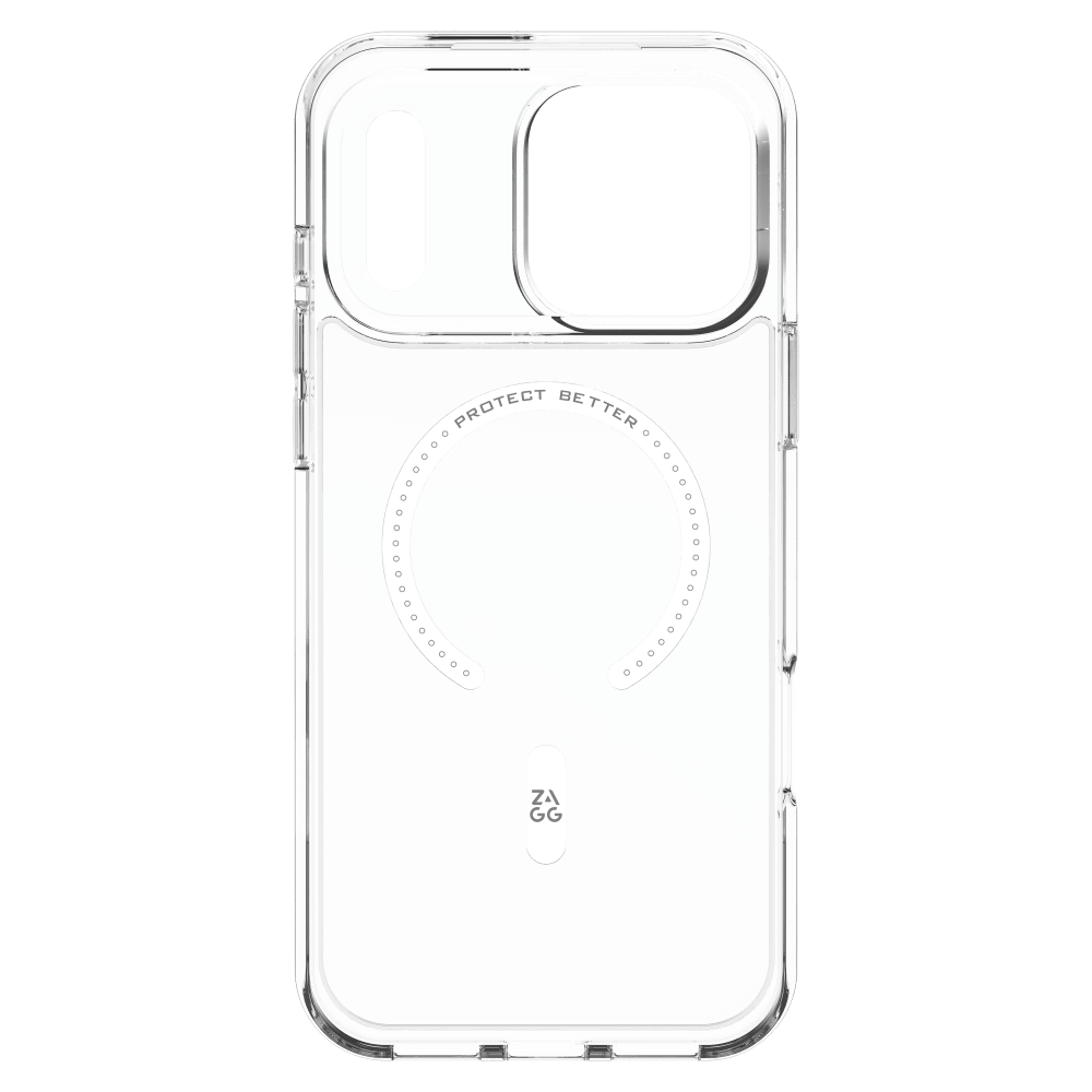 ZAGG - Étui Crystal Palace Snap MagSafe Lite pour Apple iPhone 18 Pro Max/17 Pro Max - Clair