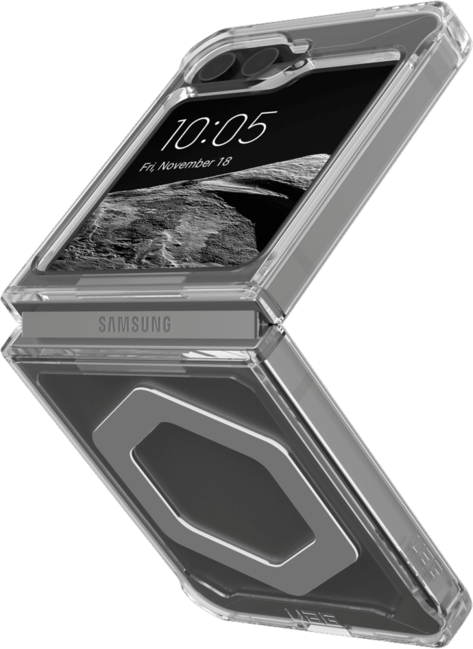 Samsung Galaxy Z Flip6 UAG Plyo Pro Case w/MagSafe - Ice/Silver
