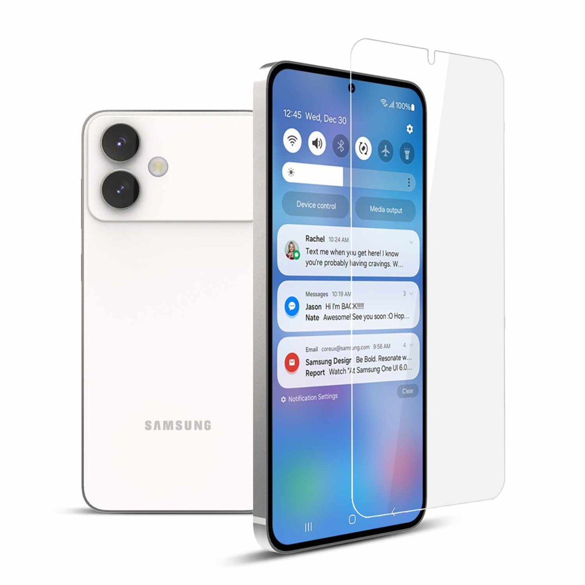 22 Cases 22SPSGS26PLUS Protecteur D'écran en Verre pour Samsung Galaxy S26+