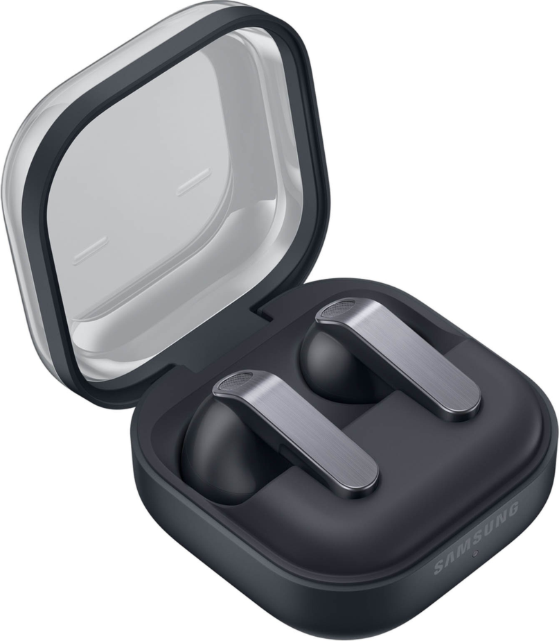 The Samsung Galaxy Buds4 deliver refined Hi-Fi sound with adaptive ANC, ergonomic comfort, and intuitive controls — premium wireless earbuds built for everyday listening.