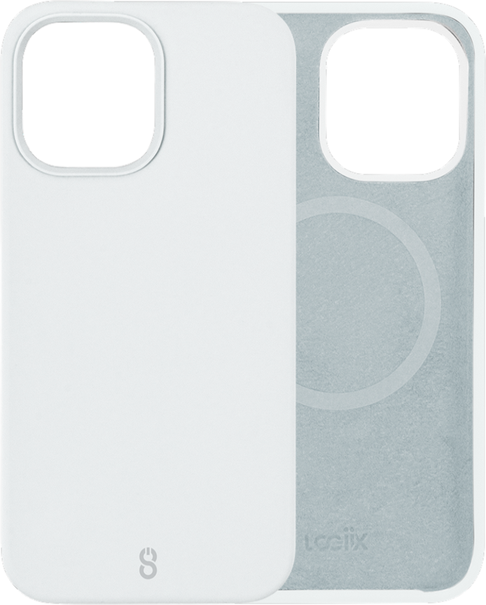 LOGiiX - iPhone 13 Pro - Silicone Case Vibrance Mag - White