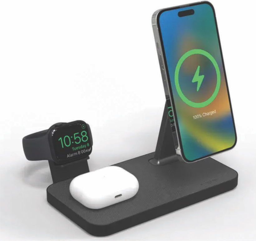 mophie Snap+ 3-in-1 Stand w/ BYO Watch - Black