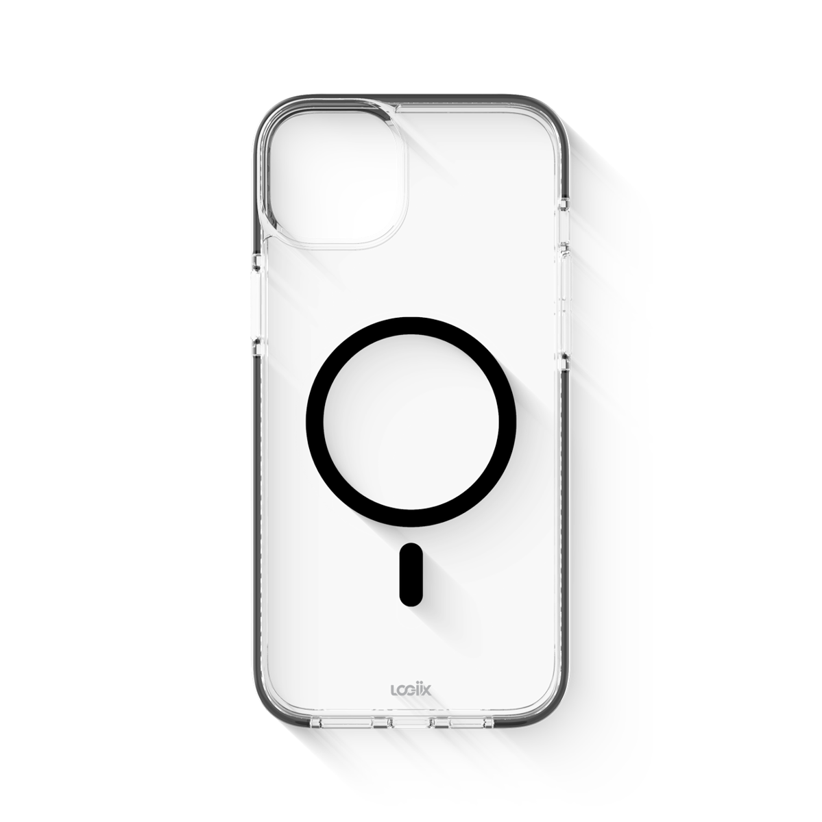 LOGiix - Air Guard Classic Mag for iPhone 14 - Clear/White