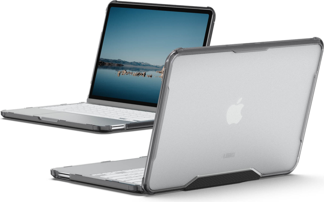 The UAG Plyo series provides stylish, military-grade drop protection for MacBooks with a hinged, rugged design and tactile grip.