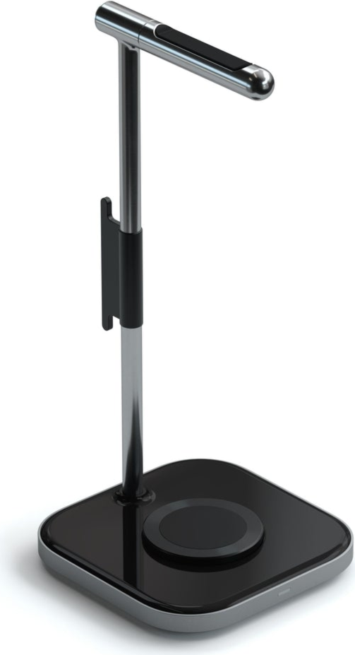 Satechi 2in1 Headphone Stand with Wireless Charger - Space Gray