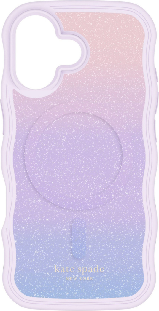 Kate Spade - Wavy MagSafe Case Opal Glitter for iPhone 17