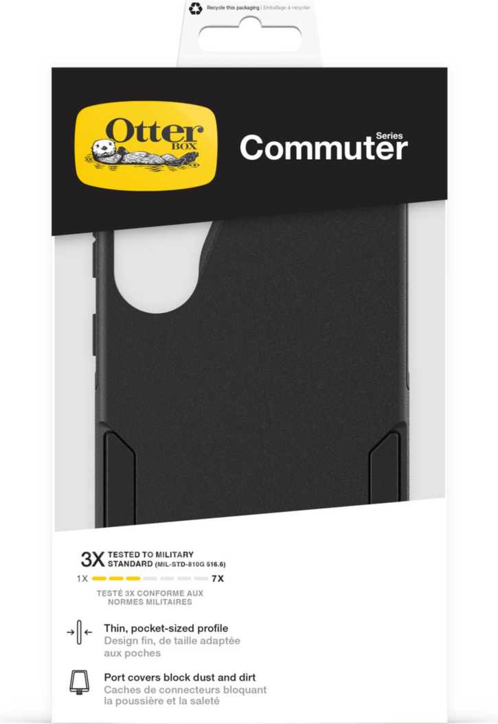 The OtterBox Commuter Series is a rugged, pocket-friendly case offering 3X military standard drop protection and features built-in magnets for magnetic accessories.