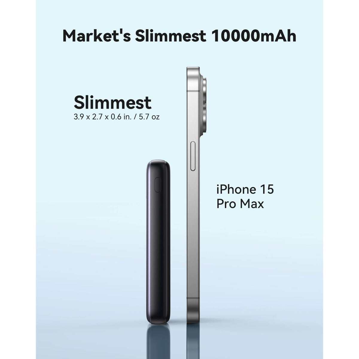 INIU POCK PRO SLIM banque d’alimentation 10 K 45 W - NOIR