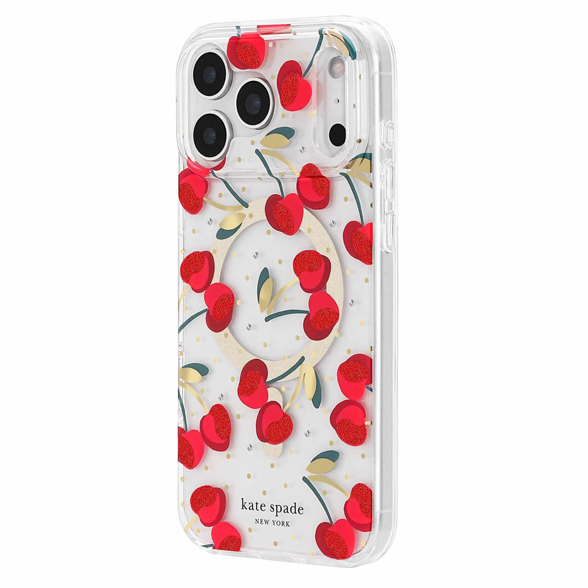 Kate Spade - Protective MagSafe Case Cherry Dot for iPhone 18 Pro/17 Pro