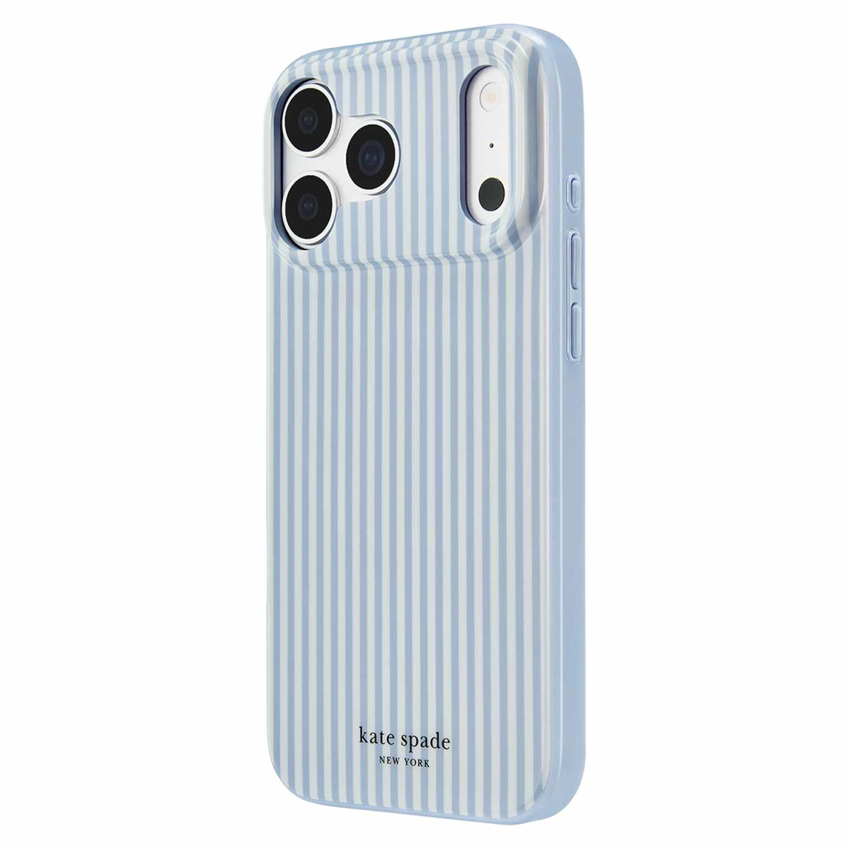 Kate Spade - Protective MagSafe Case Stripe Diamond Blue for iPhone 18 Pro Max/17 Pro Max