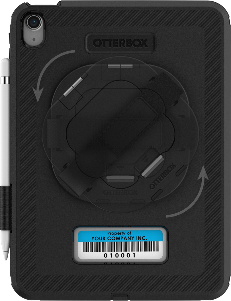 <p>Ideal for on-the-go work, OtterBox’s Defender Series for business delivers rugged protection and comes with a Kickstand and hand strap.</p>