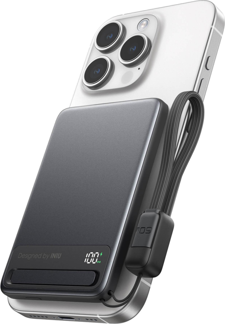 BANQUE D’ALIMENTATION INIU MAGPRO SLIM 5 000 mAh - NOIR