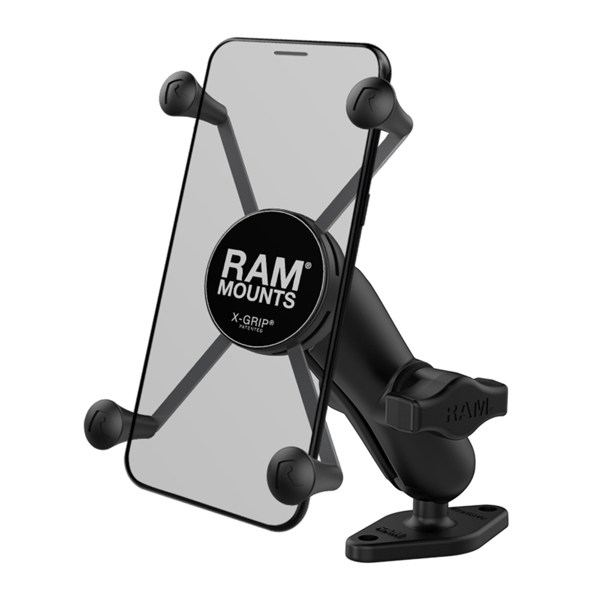 RAM X-Grip Large Phone Mount with Diamond Base clear