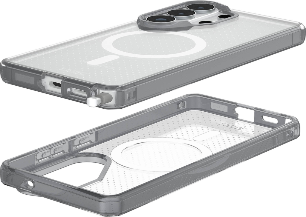 The UAG Dot case keeps devices protected without sacrificing style, featuring soft-touch silicone, a micro-perforated design, and a built-in magnet for magnetic accessories.