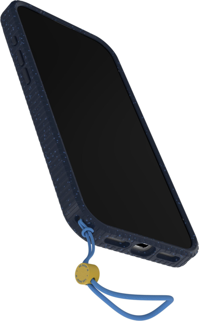 The OtterBox Sole Series features a grippy, high-ridge tread and unique ombré fabric back for secure style. It offers MagSafe compatibility and a removable lanyard loop.