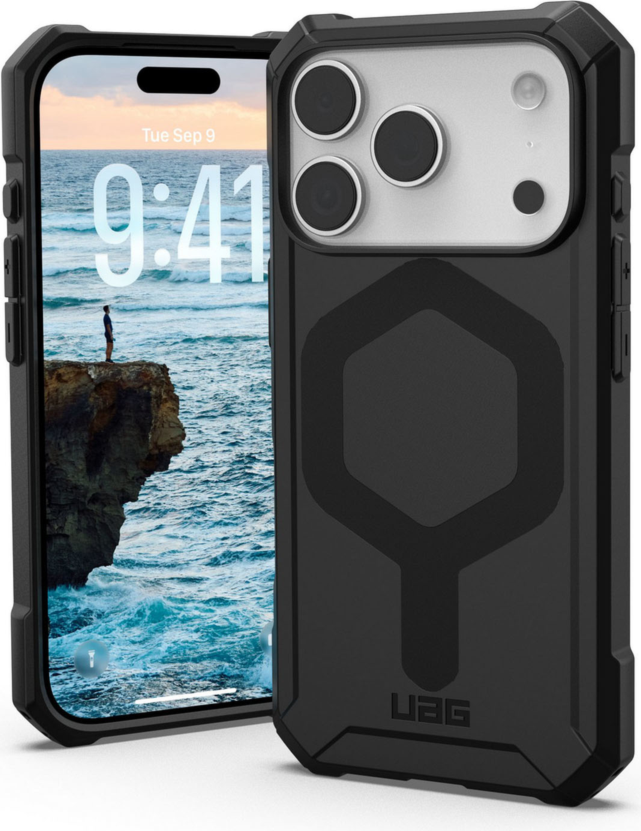 UAG - Essential Armor MagSafe Rugged Case Black for iPhone 17 Pro