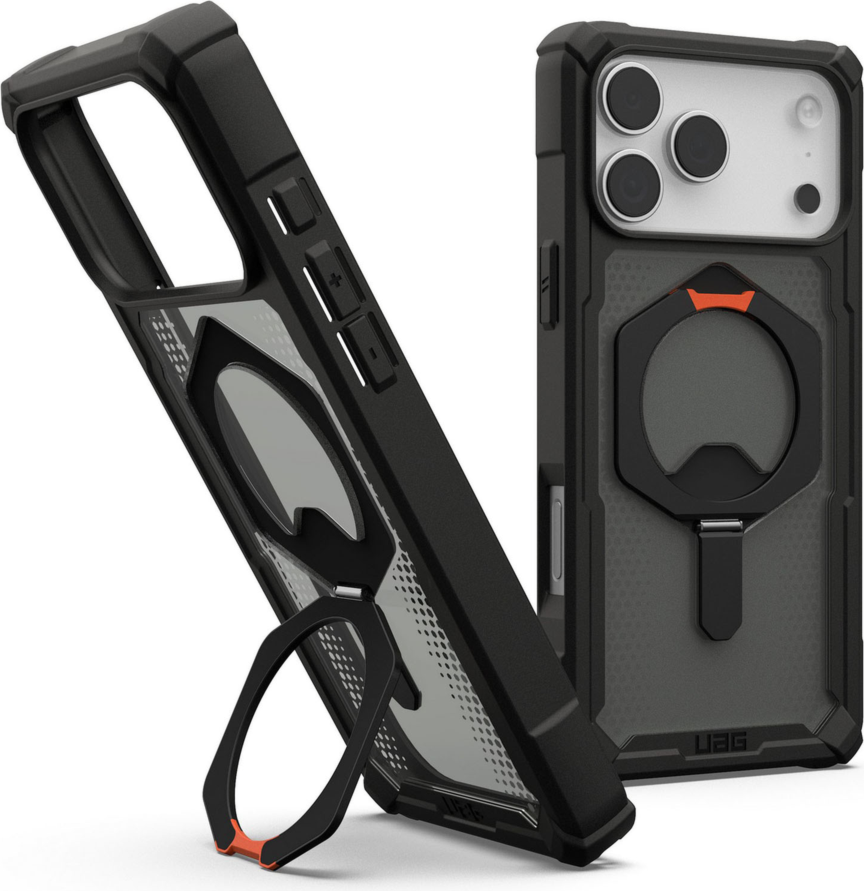 Urban Armor Gear (UAG) - Plasma XTE MagSafe Case for Apple iPhone 17 Pro Max - Black and Pop Orange