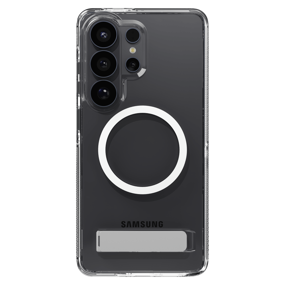 ZAGG - Coque Snap Case avec support intégré pour Samsung Galaxy S26 Ultra - Transparente