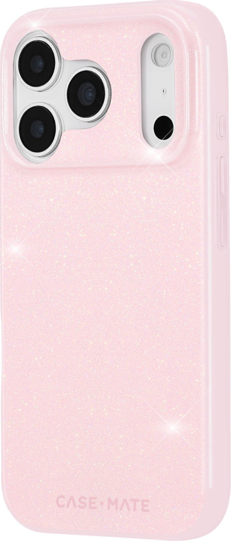 Case-Mate - Étui MagSafe opaque Twinkle pour Apple iPhone 18 Pro/17 Pro - Rose ballerine