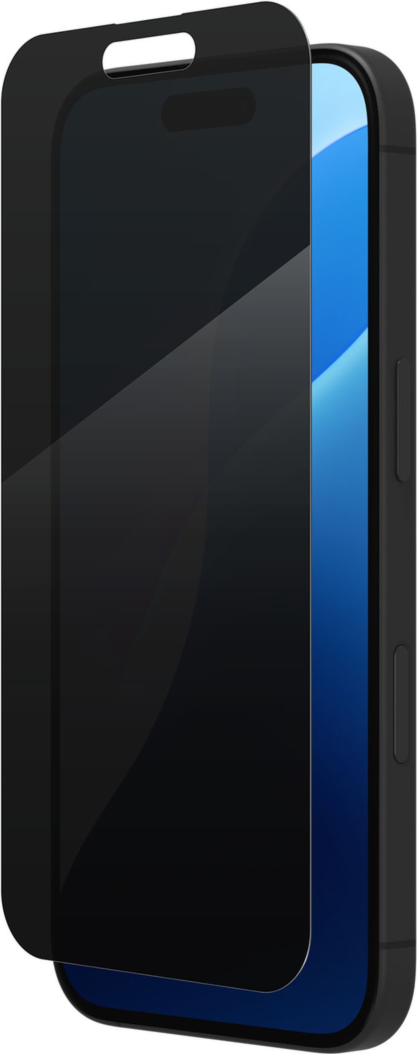 ZAGG InvisibleShield Glass Elite Privacy for iPhone 16/15 - Black