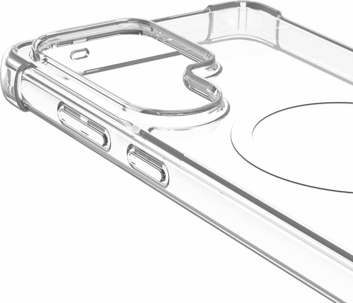 Blu Element - Dropzone Rugged Case w/Magnets Clear for Samsung Galaxy S26 Ultra