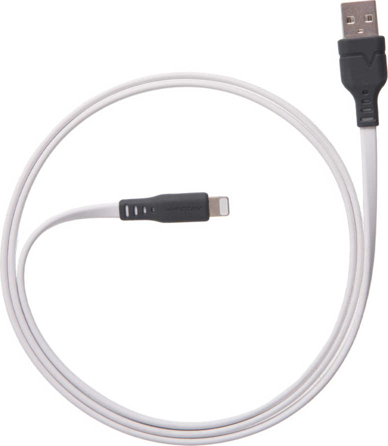 Ventev - Chargesync Flat Usb A To Usb C Cable 3.3ft  - White
