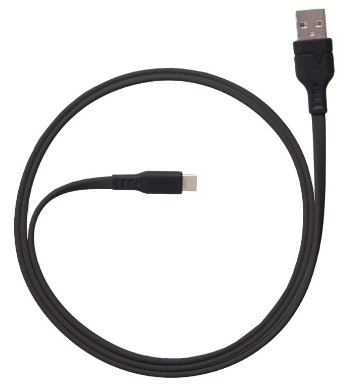 Ventev - ChargeSync Flat USB-C Cable 3.3ft