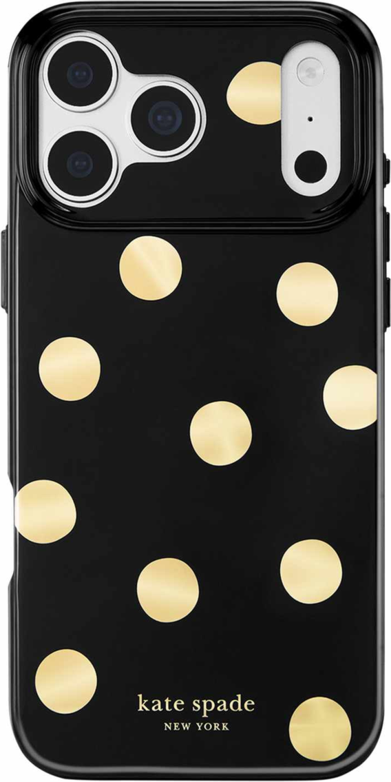 Kate Spade - Étui de protection MagSafe « Metallic Classic Dot » pour iPhone 18 Pro/17 Pro