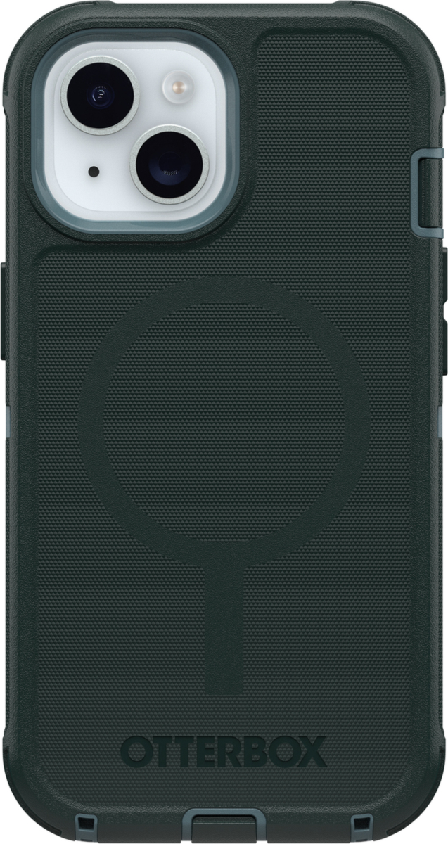 The OtterBox Defender Series Pro with MagSafe is the toughest case providing rugged protection against harsh drops. Equipped with MagSafe magnets and non-slip texturing.