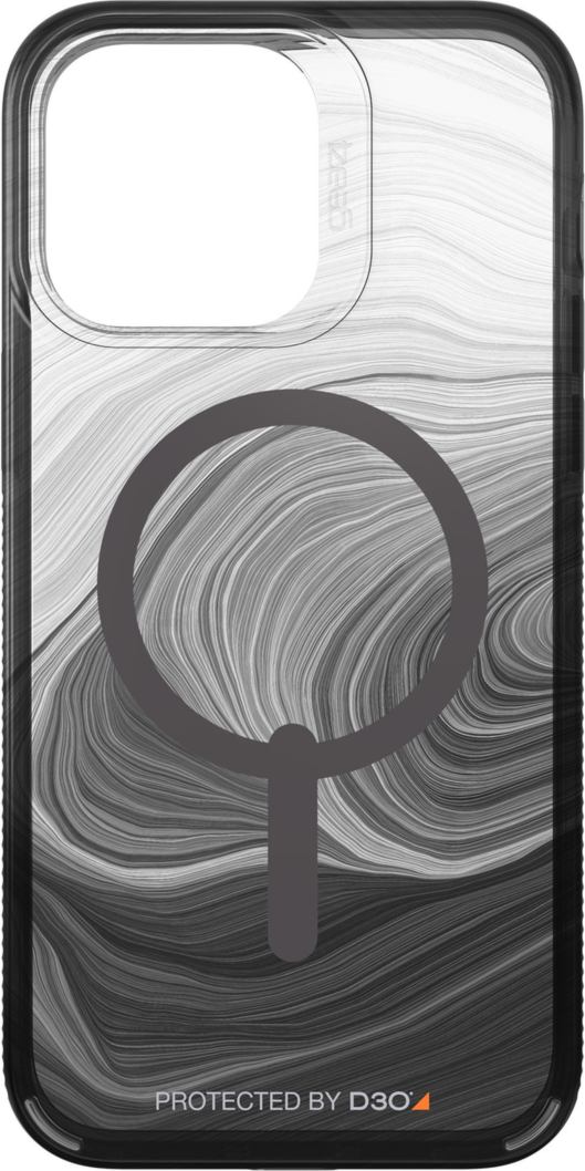 GEAR4 - iPhone 14 Pro Max Gear4 D3O Milan Snap Case - Black Swirl