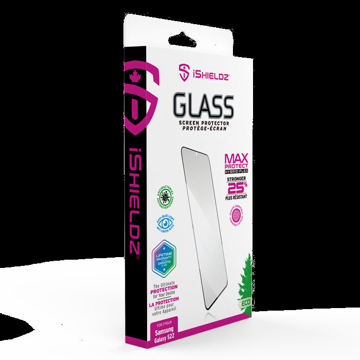 iShieldz Max Protect Flex Glass for Galaxy S22