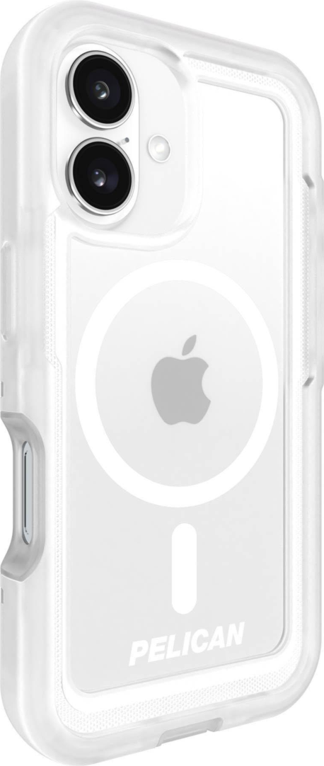 Pelican - Voyager MagSafe Case with Holster for Apple iPhone 16 - Clear