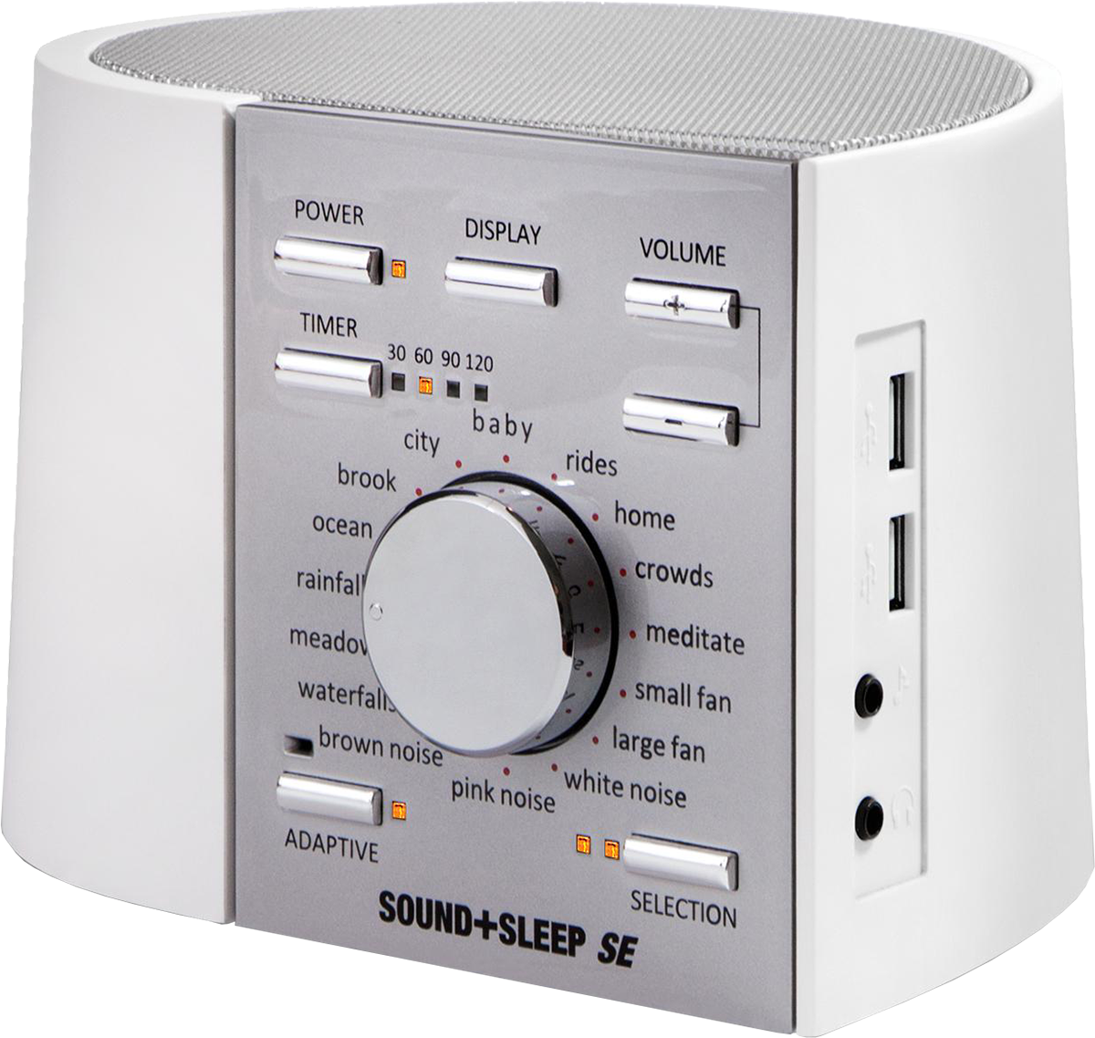 Sound+Sleep Black Adaptive Sound Sleep Therapy System