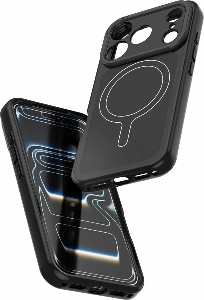 Avana - Coque MagSafe Noir glace pour iPhone 18 Pro Max/17 Pro Max